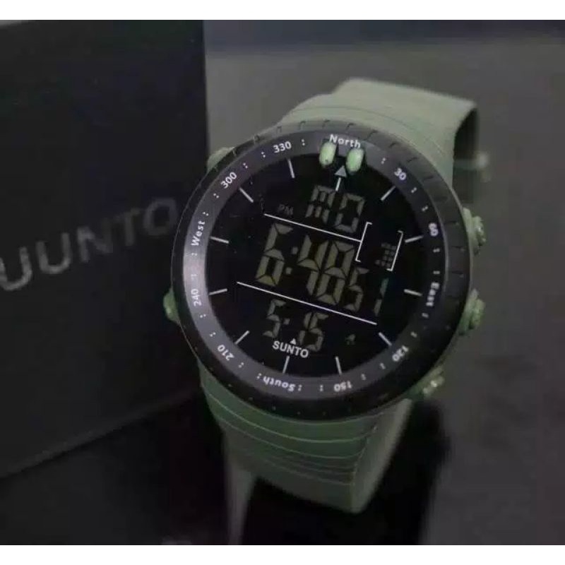 (Terima Cod)Jam Tangan Pria Sunnto Core Digital Strap Rubber(Dikirim Dari Jakarta)