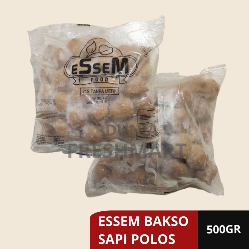 

ESSEM BAKSO SAPI SUPER POLOS 50BTR BASO SAPI ASLI BAKSO POLOS BASO POLOS ESEM