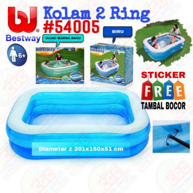 Kolam Renang Bestway 54005 54346 2 Meter Biru Hijau Bola Mandi Anak Sni Shopee Indonesia