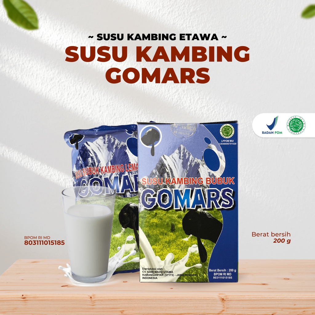 

SUSU KAMBING GOMARS BUBUK || PEREDA MAAG, MENGATASI ASAM URAT, MENGUATKAN TULANG