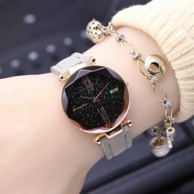 Promo Sale!! Jam Tangan Wanita Romawi Kulit C4008