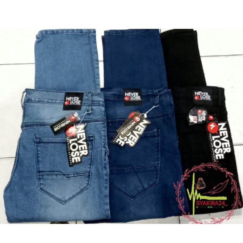 JEANS NEVER LOSE CELANA PANJANG  JEANSPREMIUM