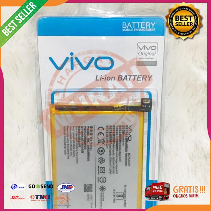 Acc Hp Baterai Vivo Y19 2019 B H9 4920Mah Ori Oem Socket Packaging Mika
