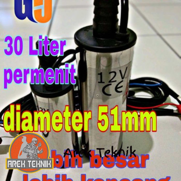 MESIN POMPA AIR WATER MPA93 DC CELUP MINI DIESEL PUMP SUBMERSIBLE 51MM