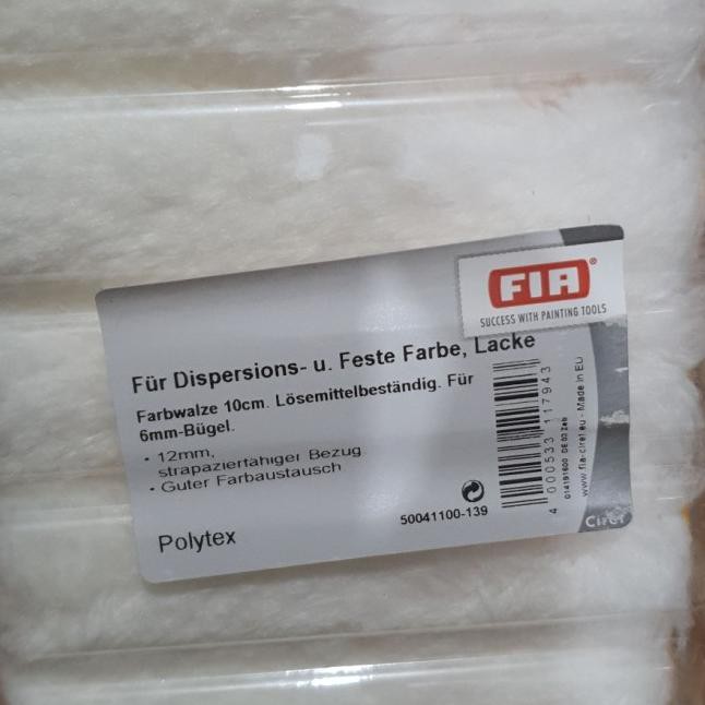 

Menarik-257 Bulu Kuas Roll "FIA ASLI"4 inchi harga perpack isi 10pc /Refill