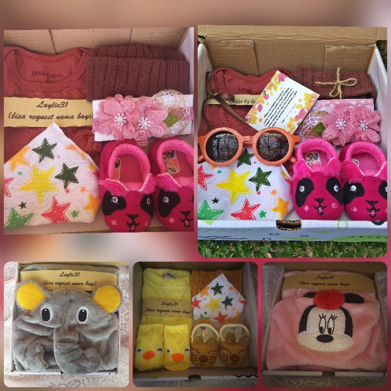 Hampers bayi/Gift box/Kado lahiran bayi/Paket tilik bayi