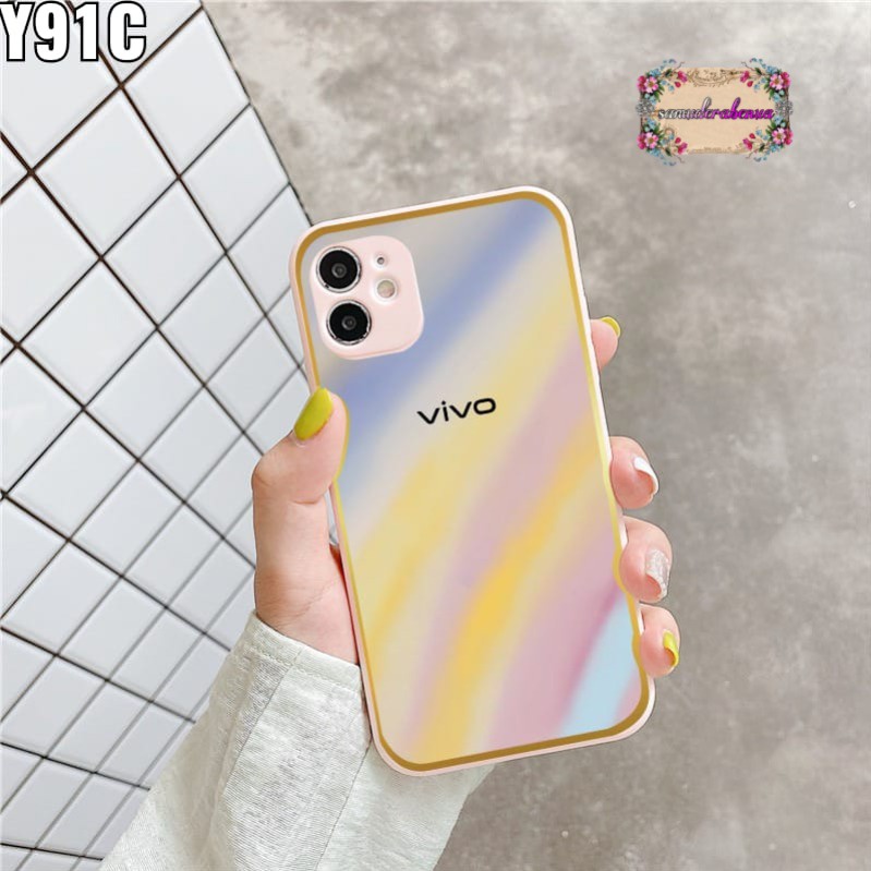 SS044 SOFTCASE RAINBOW VIVO Y12 Y15 Y17 Y20 Y20S Y12S Y30 Y50 Y30I Y51 Y91 Y93 Y95 Y91C Y1S V5 Y67 Y66 SB2796