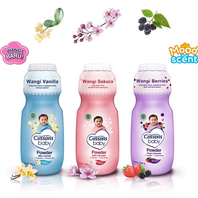 Cussons Powder Mild &amp; Gentle / Soft &amp; Smooth / Fresh &amp; Nourish 100gr + Bubble Wrap / Toko Makmur Online