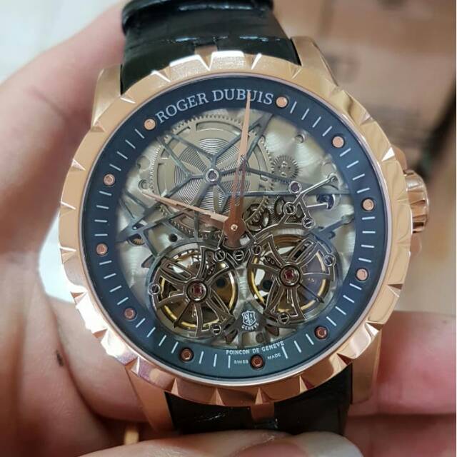 Jam Tangan Pria Analog Roger Dubuis Horloger 8680 Automatic