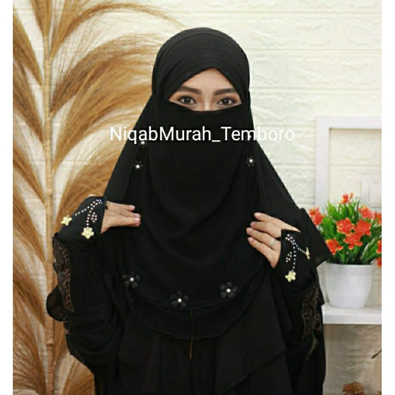 Cadar Tutup Tali Keysa 2 Layer Niqob Sifon