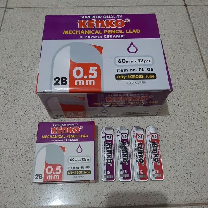 

Isi Pensil Mekanik Kenko 2B 0.5 mm PL-05 ISI 1PCS-3PCS-6PCS MURAH DAN BISA COD