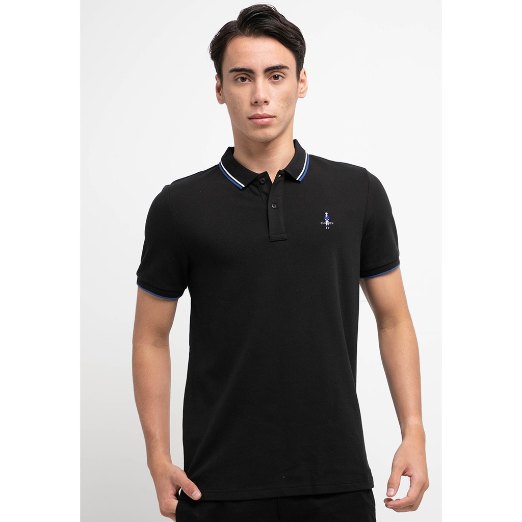 Giordano Men Classic Embroidery Polo Shirt Kaos Polo Giordano Men Classic Embroidery Polo Shirt Kaos Polo