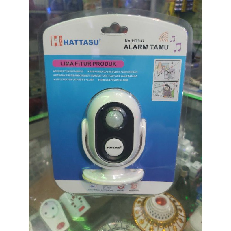 ALARM SENSOR ( Berbunyi ketika dilewati ).