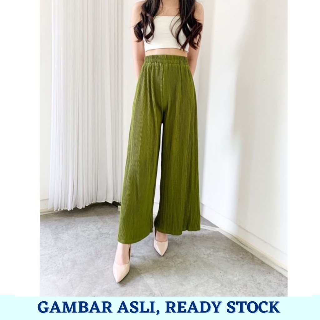 [FASHION] Mona Pleated Cullotes | Celana Kulot | Celana Wanita | Baju Wanita | Kemeja Wanita | Celana Panjang | Celana Pendek | Celana Pria | Baju Pria | Baju Unisex | Celana Unisex | Kaos Polos | Baju Berkerah | Kerah | Celana Polos | Baju Celana Tidur