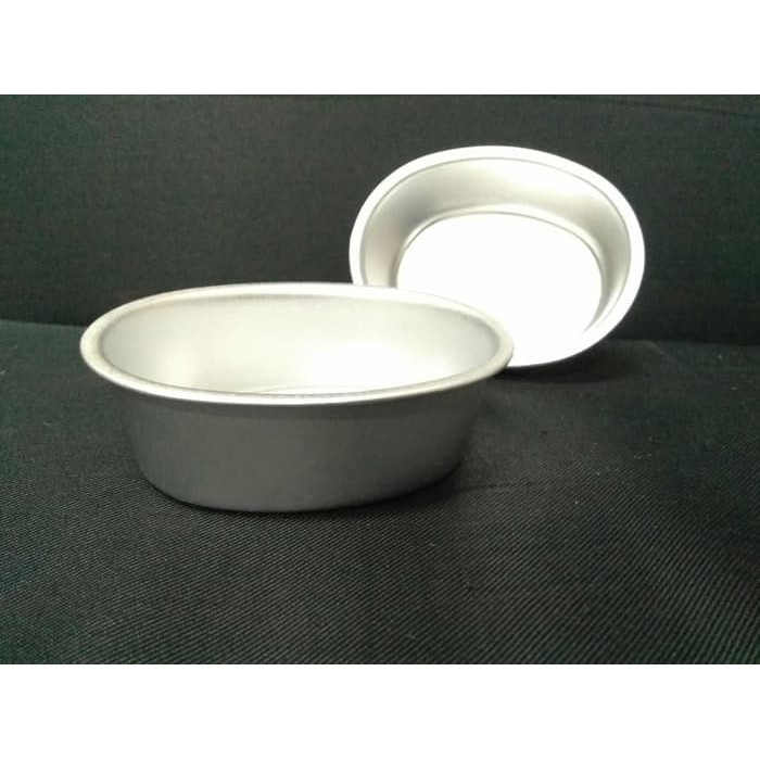 Loyang Cheese Cake Oval Mini Tanpa Sambungan
