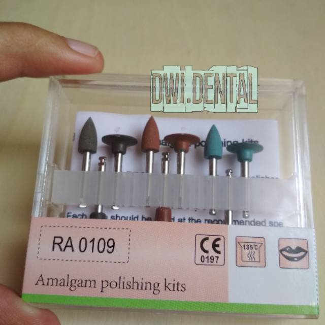 G3.12 Bur poles amalgam lowspeed amalgam polishing kit  by dwi.dental