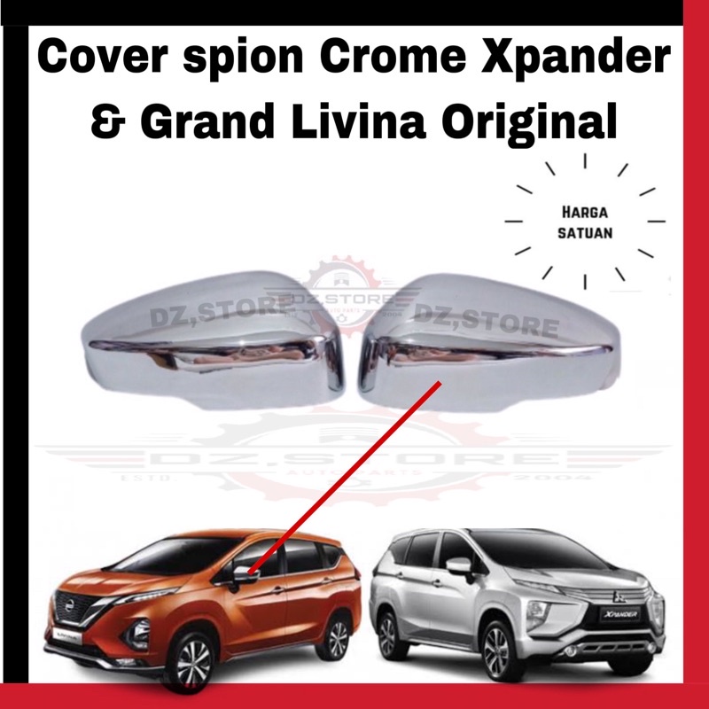 Cover spion XPANDER ULTIMATE MIRROR XPANDER GRAND LIVINA / CROOS  original tutup spion xpander crom 