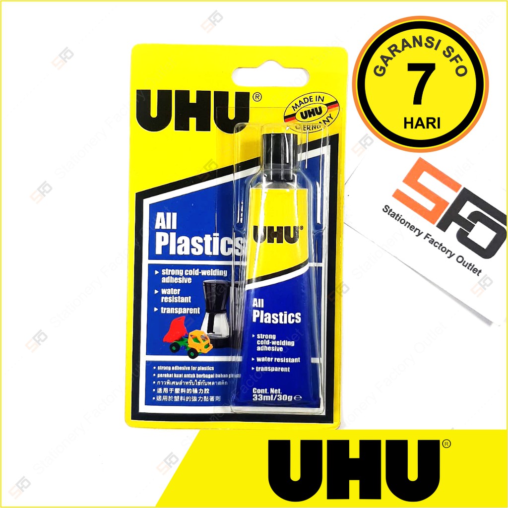 

Lem UHU Plastik 33ml - Household Universal Plastic