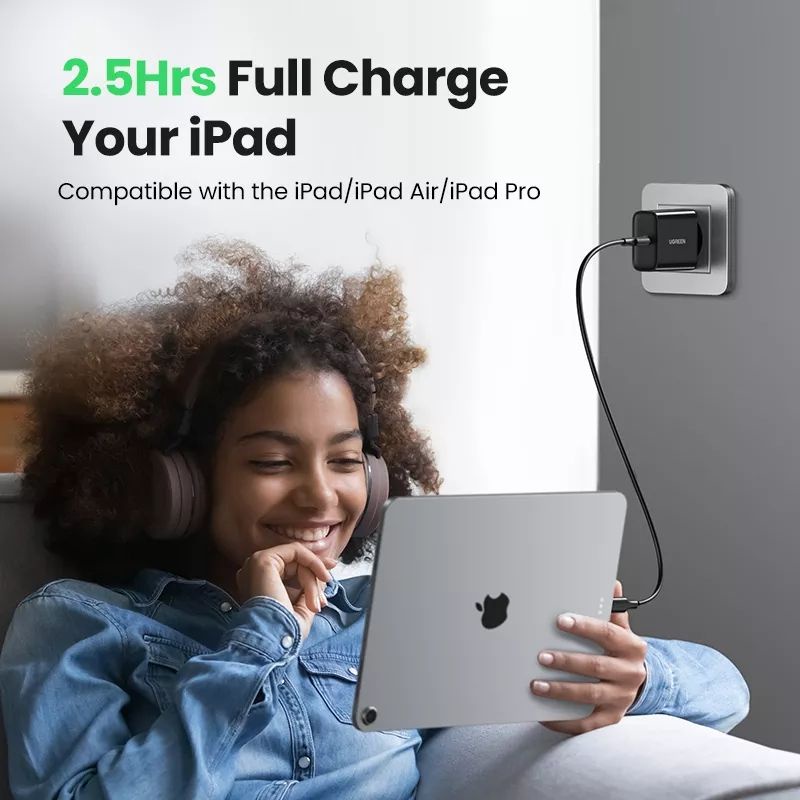 UGREEN Charger iPhone MFI Type C to Lightning 20W Quick Charge