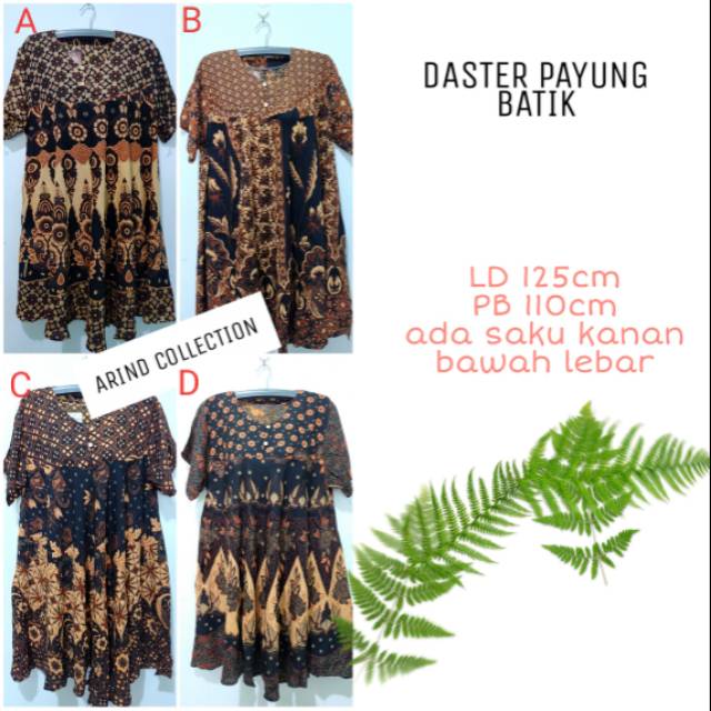 Daster payung jumbo batik