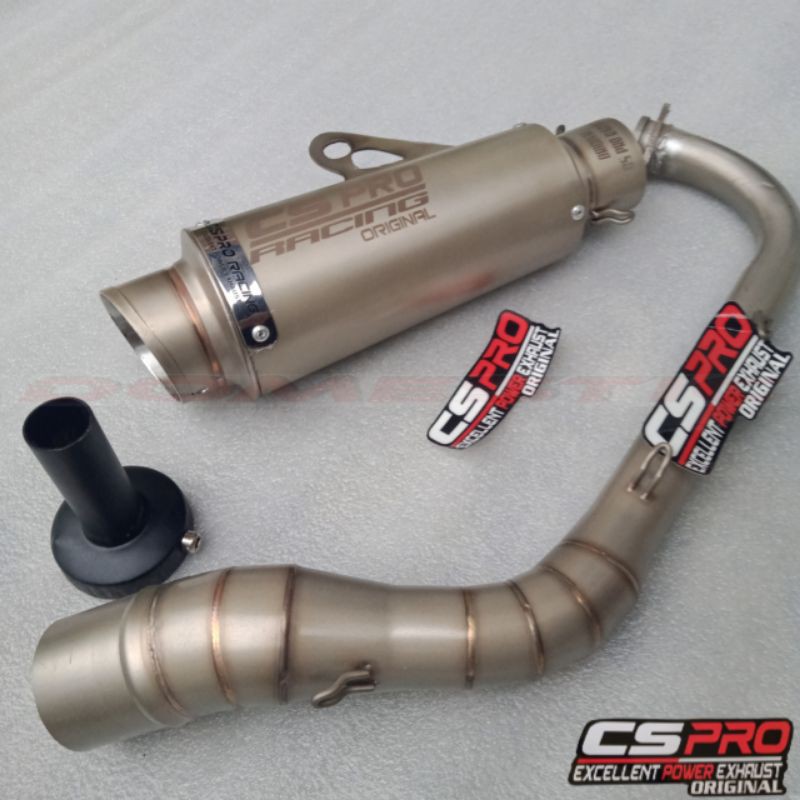 KNALPOT CS PRO RACING ORIGINAL SCOOPY BEAT GENIO FINO MIO VARIO NOT DOS JRM PROLINER TR1 BEST3