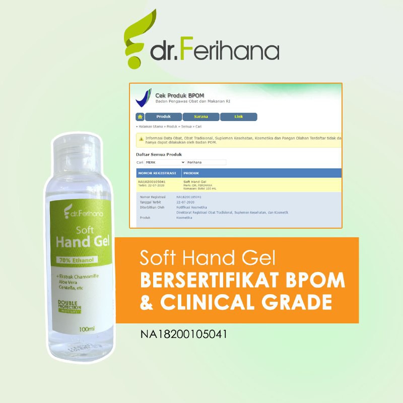 Soft Hand Gel - Pembersih Tangan Anti Kuman dan Virus