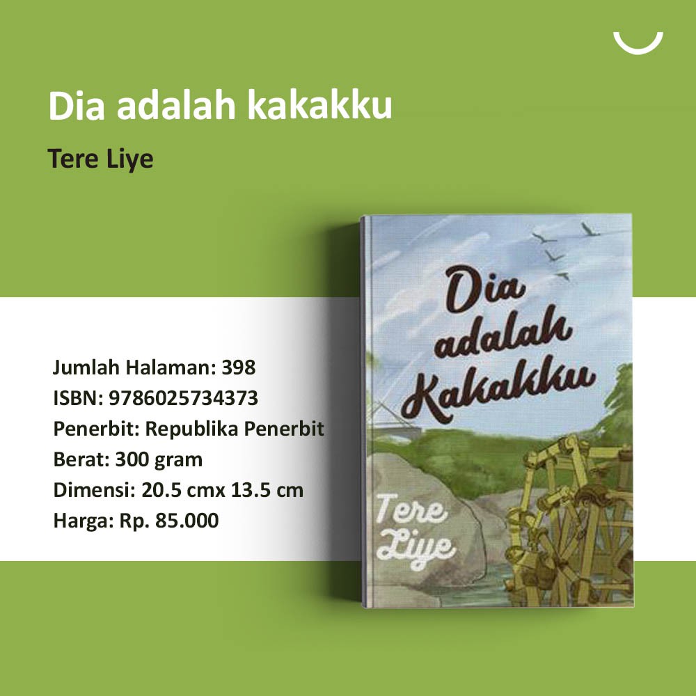 New Cover Novel Dia Adalah Kakakku - Tere Liye-1