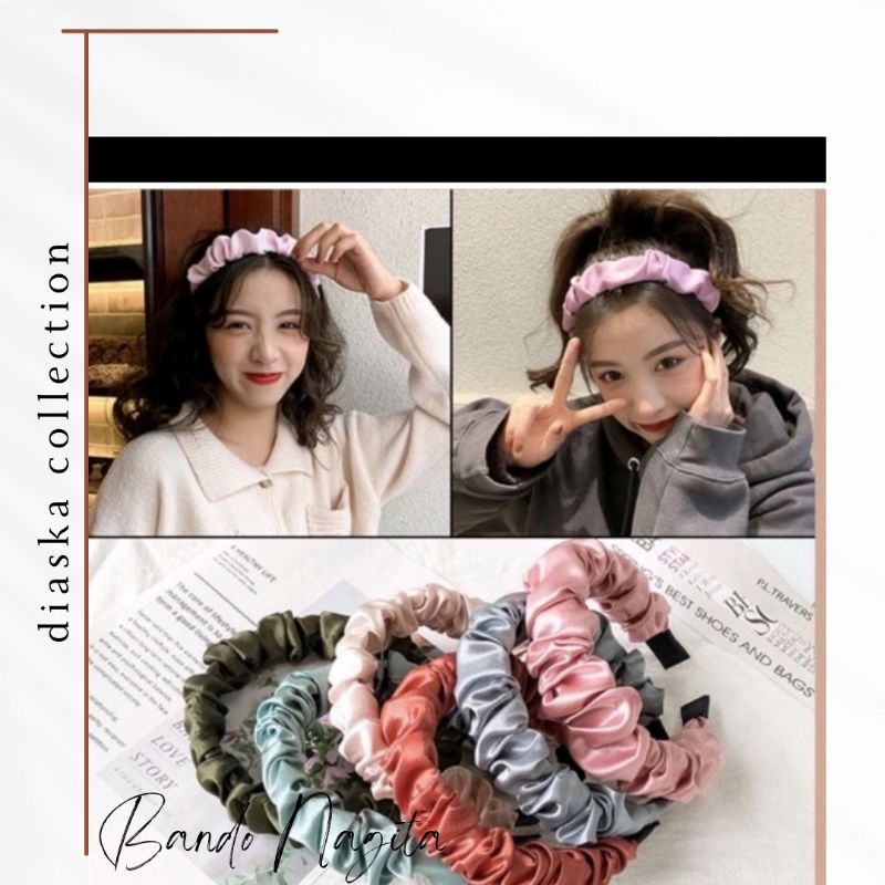 BANDO SCRUNCHIE SATIN / BANDO NAGITA