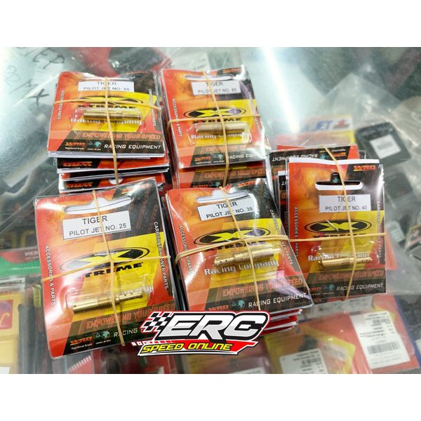 PILOT JET XTREME PE 28 - PWK - TIGER UKURAN 25 SAMPAI 85 RACING ORIGINAL ORI