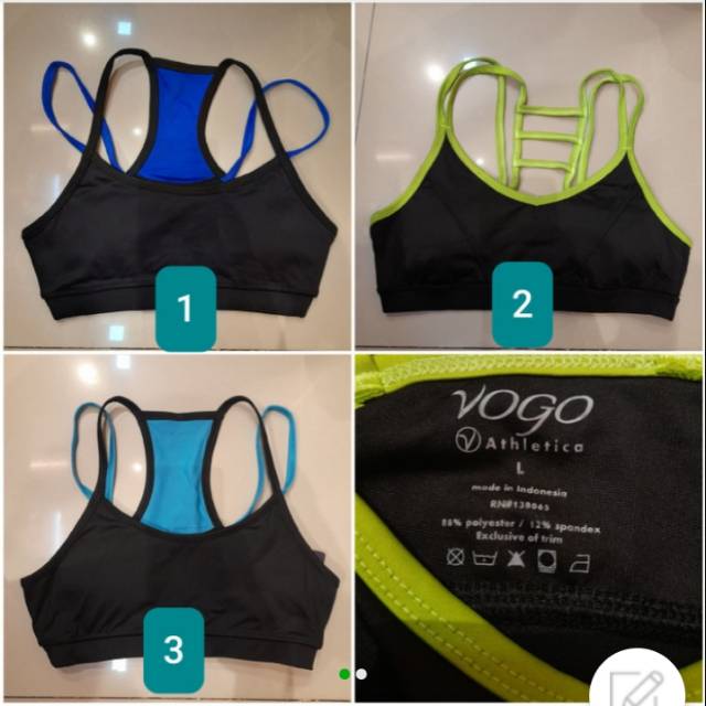 Sport Bra Wanita VOGO polos