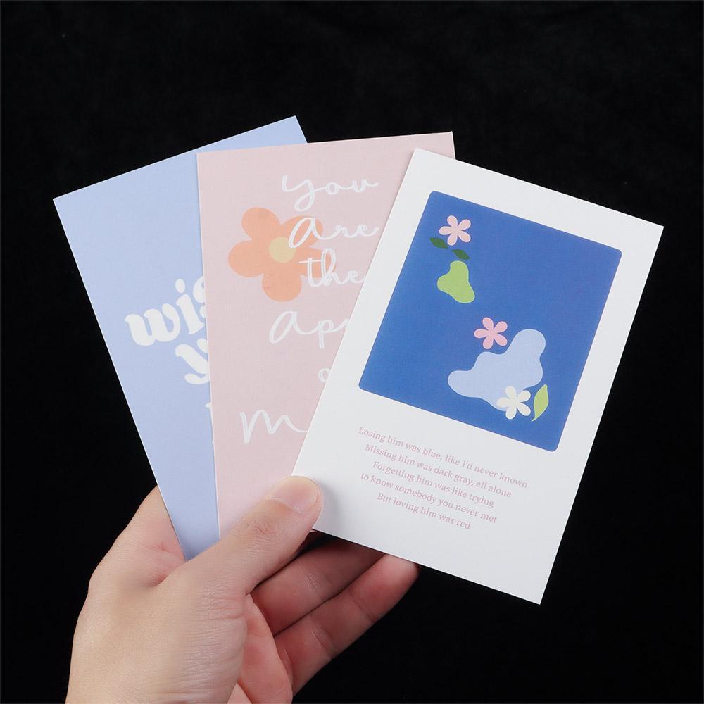 Preva 30PCS Kartu Pos Pemandangan Warna-Warni Bunga Dinding Art Dekorasi Rumah Kolase Gambar