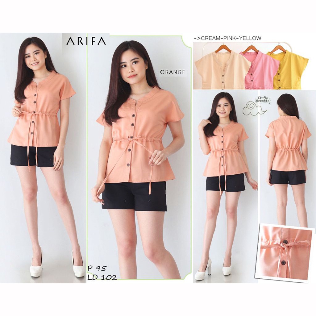 ARIFA TOP - Atasan Wanita Blouse Wanita