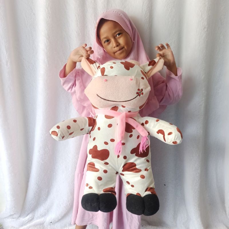 Boneka sapi berdiri XL murah