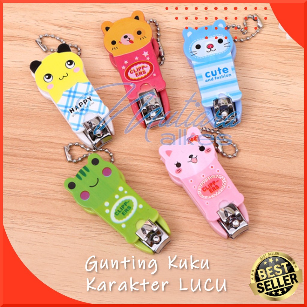 Gunting Kuku Karakter Anak Lucu Motif Karakter / Gantungan Kunci Gunting Kuku