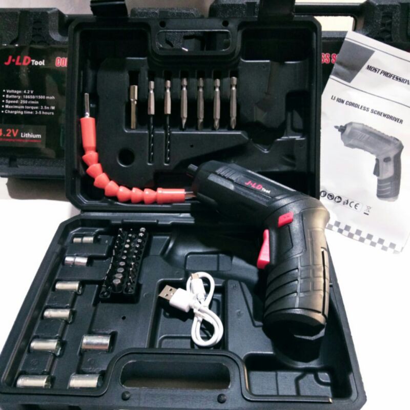 Bor Cordless Screw Driver 4,2V