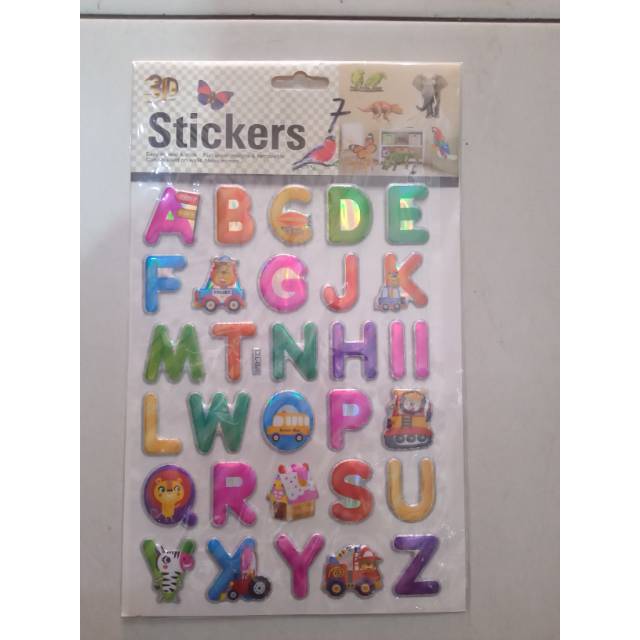

stiker huruf