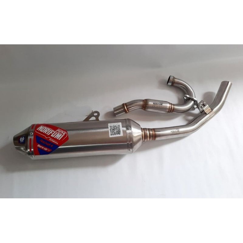 knalpot norifumi rocket 4 bore up KLX 150