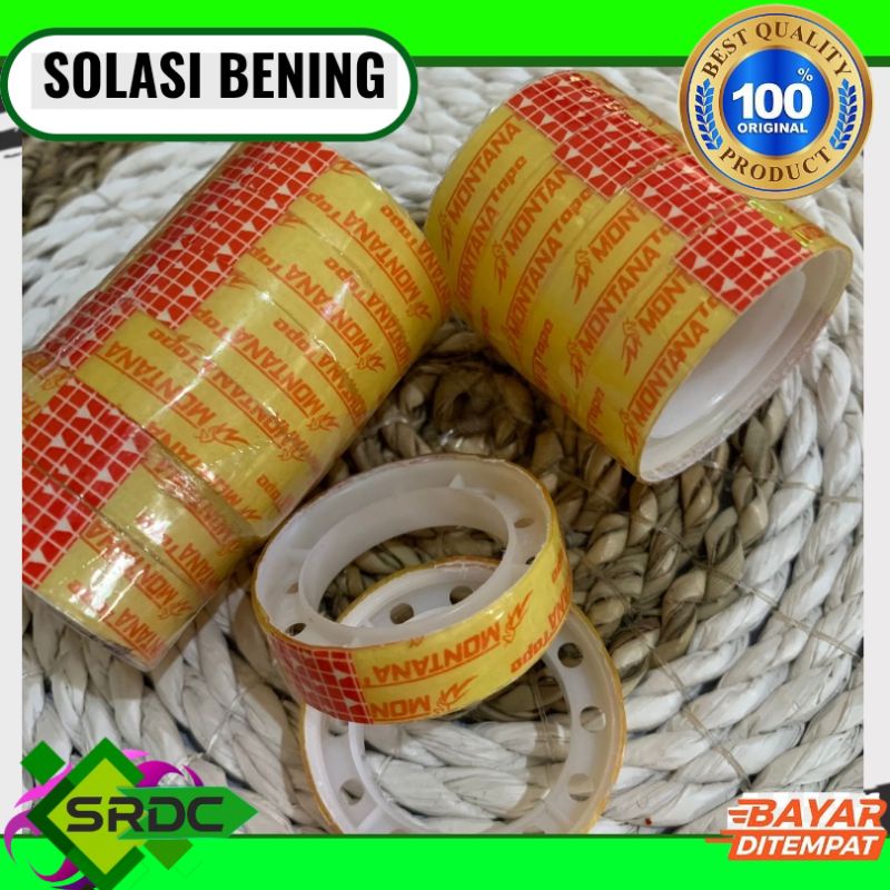 

srdc Isolasi / Lakban Bening Kecil Montana