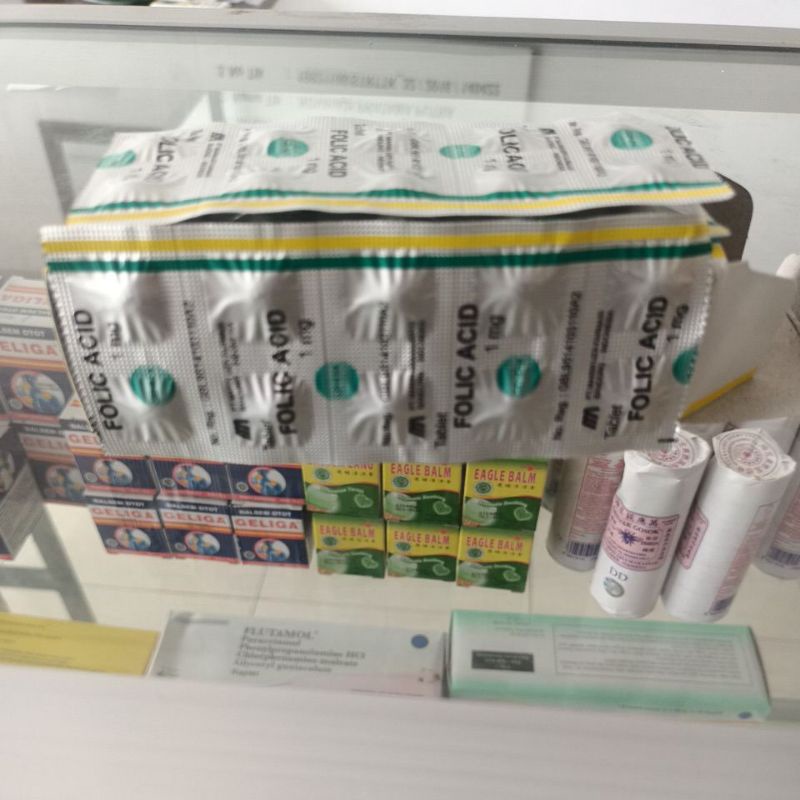 asam folat 1 strip 10 tablet