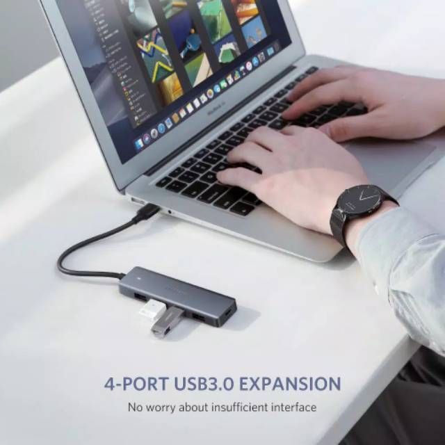 UGREEN USB 3.0 Hub 4 Port with Micro USB Power ULTRA SLIM