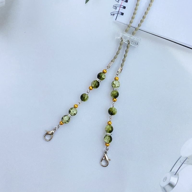 Konektor Masker Strap Mask 2in1 Mutiara Kristal-KSM 13