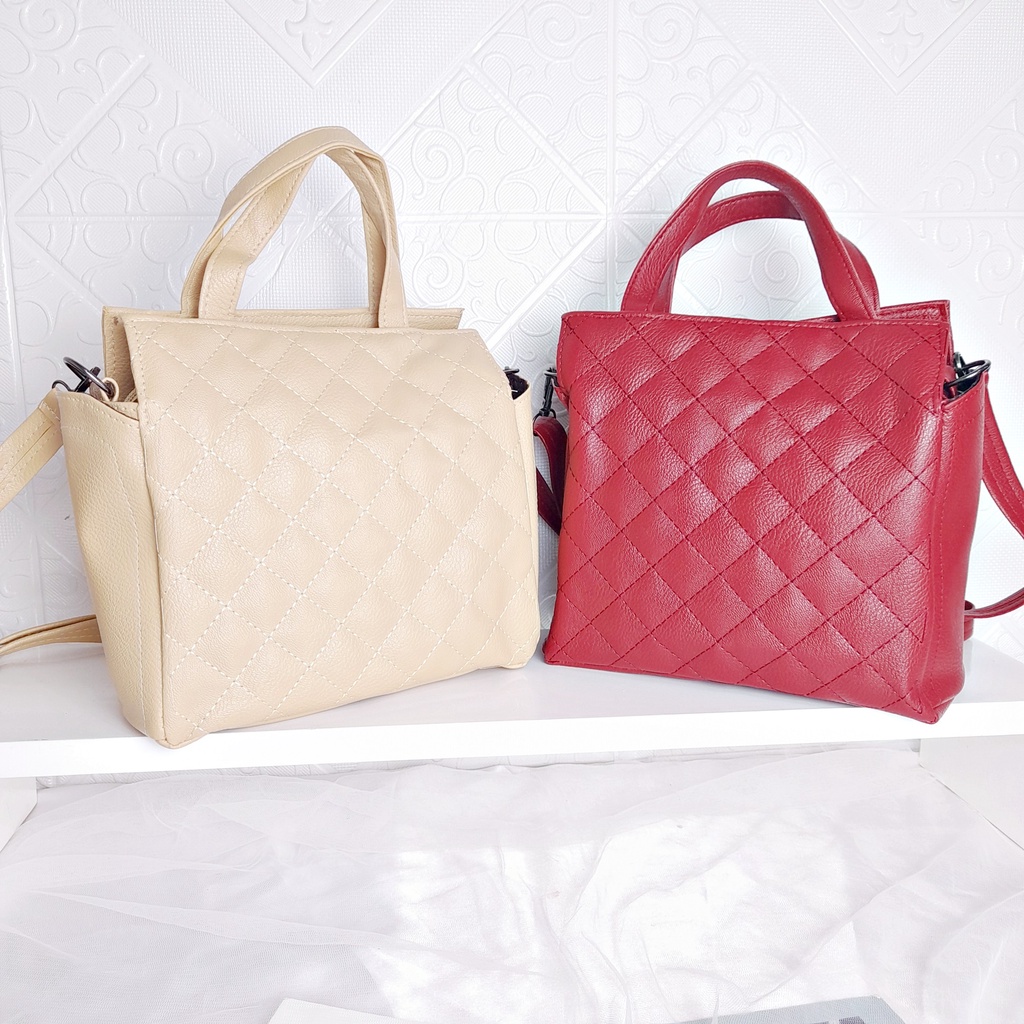 Tas Selempang Wanita Cantik Casual Tali Panjang  KD009 KD022 KD025 KD028 KD033 KD036 KD038