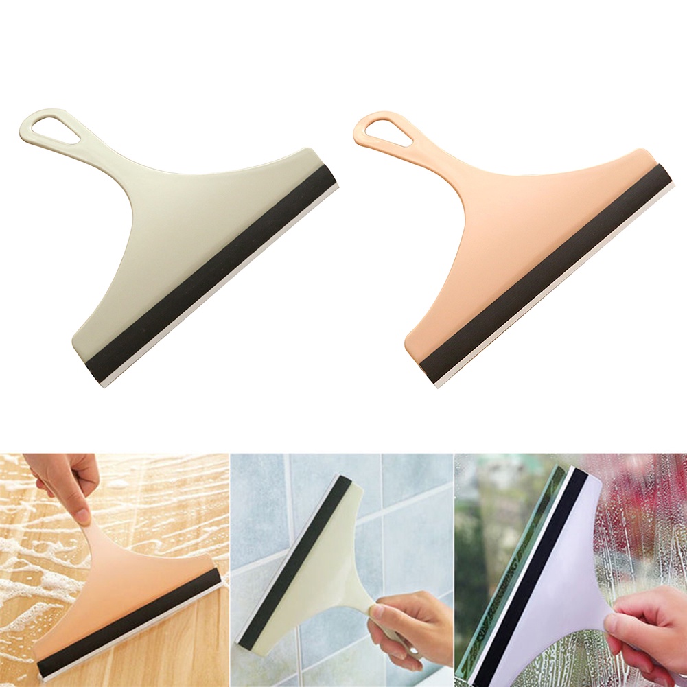 New Glass Brush Useful Hosehold Window Desk Wall Glass Cleaner Scraper Cleaning Squeegee Wiper OWT