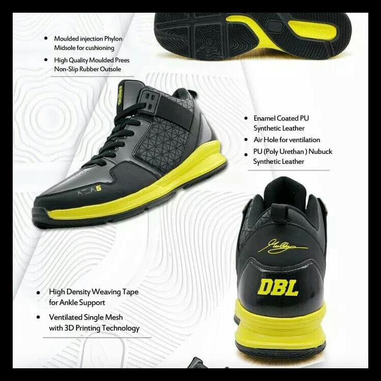 100% BERKUALITAS SEPATU BASKET AZA 5 BY DBL / ARDILES ORI 100% TERJAMIN