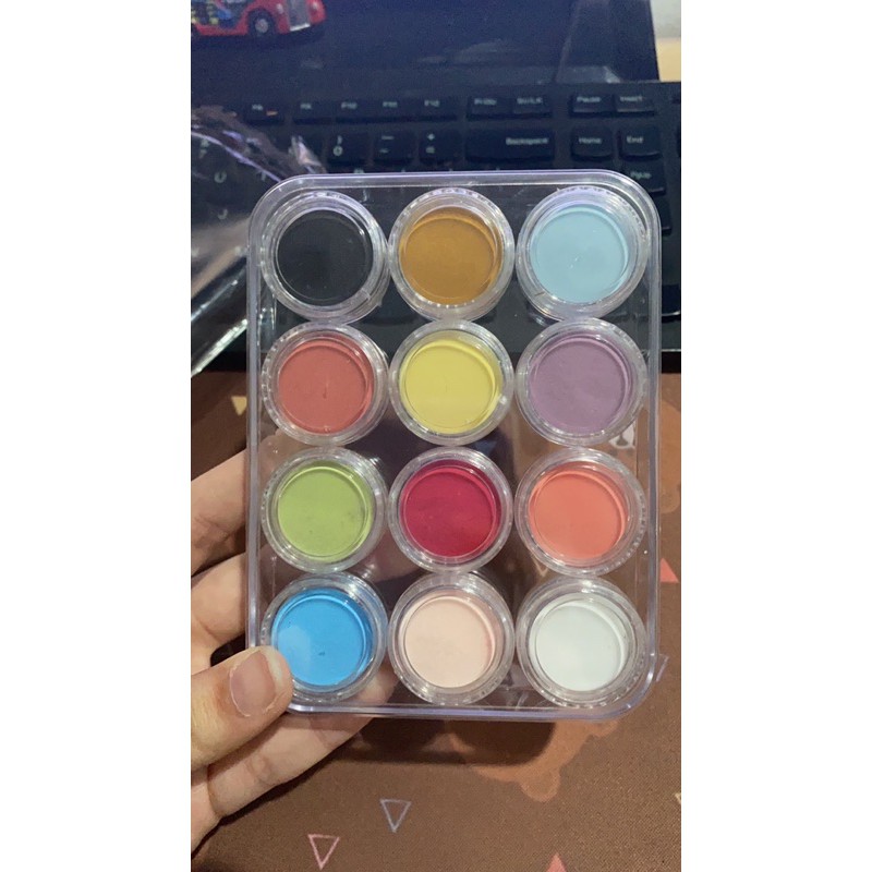 

Acrylic Powder isi 12pcs Warna Warni
