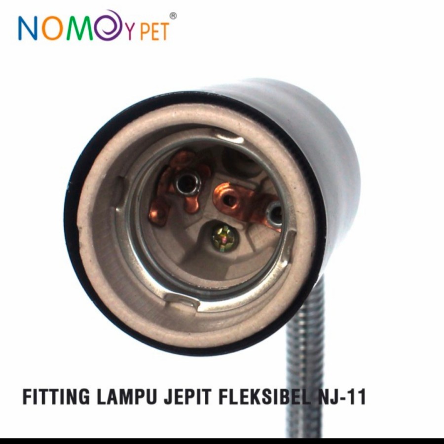 FITTING LAMPU JEPIT FLEKSIBEL NOMOY NJ-11 WITH ON/OFF SWITCH