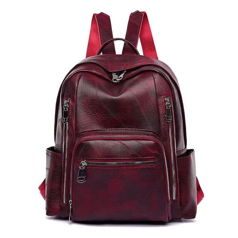 CR 7485 BQ 3212 RISCE TAS RANSEL KULIT IMPORT WANITA CEWEK PEREMPUAN JAKARTA BATAM LT 1504