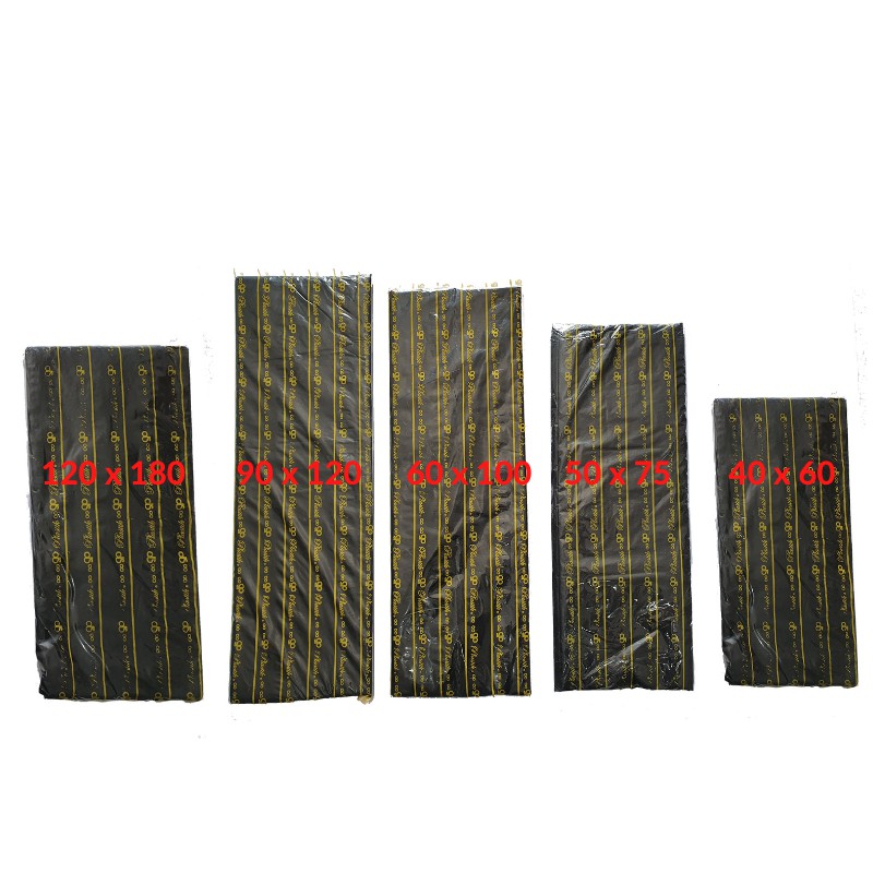 Plastik Sampah | Kantong Sampah Hitam Uk.40 x 60 | 50 x 75 | 60 x 100 | 80 x 100 | 90 x 120 | 100 x 120 | 120X180 (1Pack)