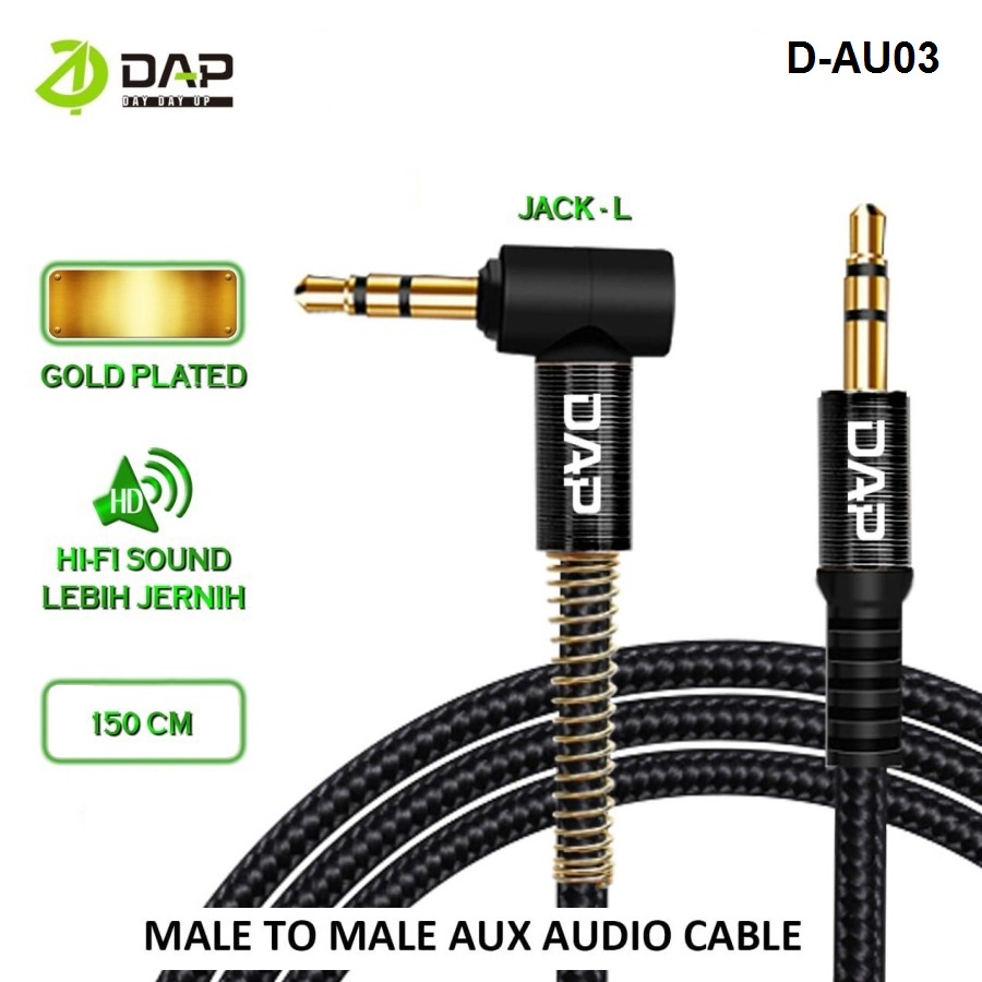 DAP D-AU03 Kabel Audio Aux 3.5mm L 1.5M