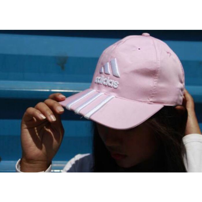 Topi baseball adidass garis import/topi pria wanita terbaru cod